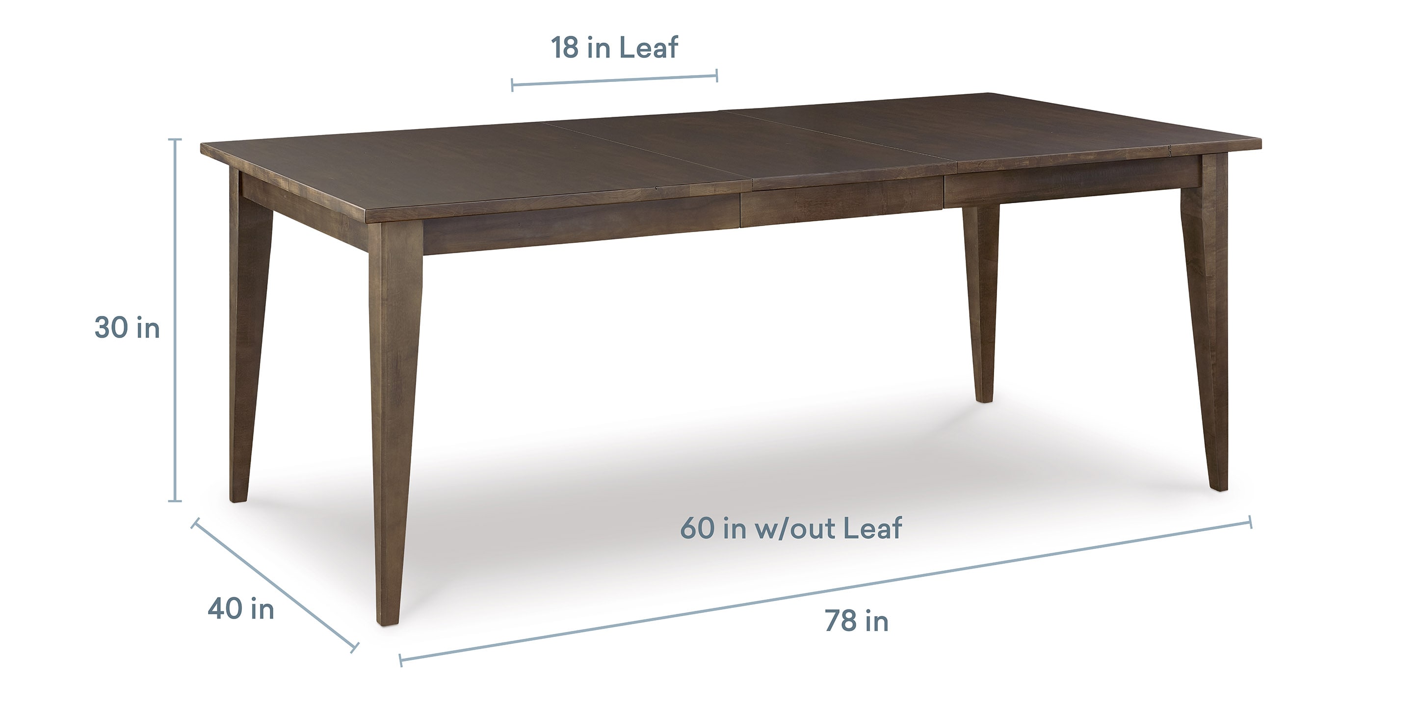 Louisa Rectangle Dining Table with Leaf - Thumbnail 4