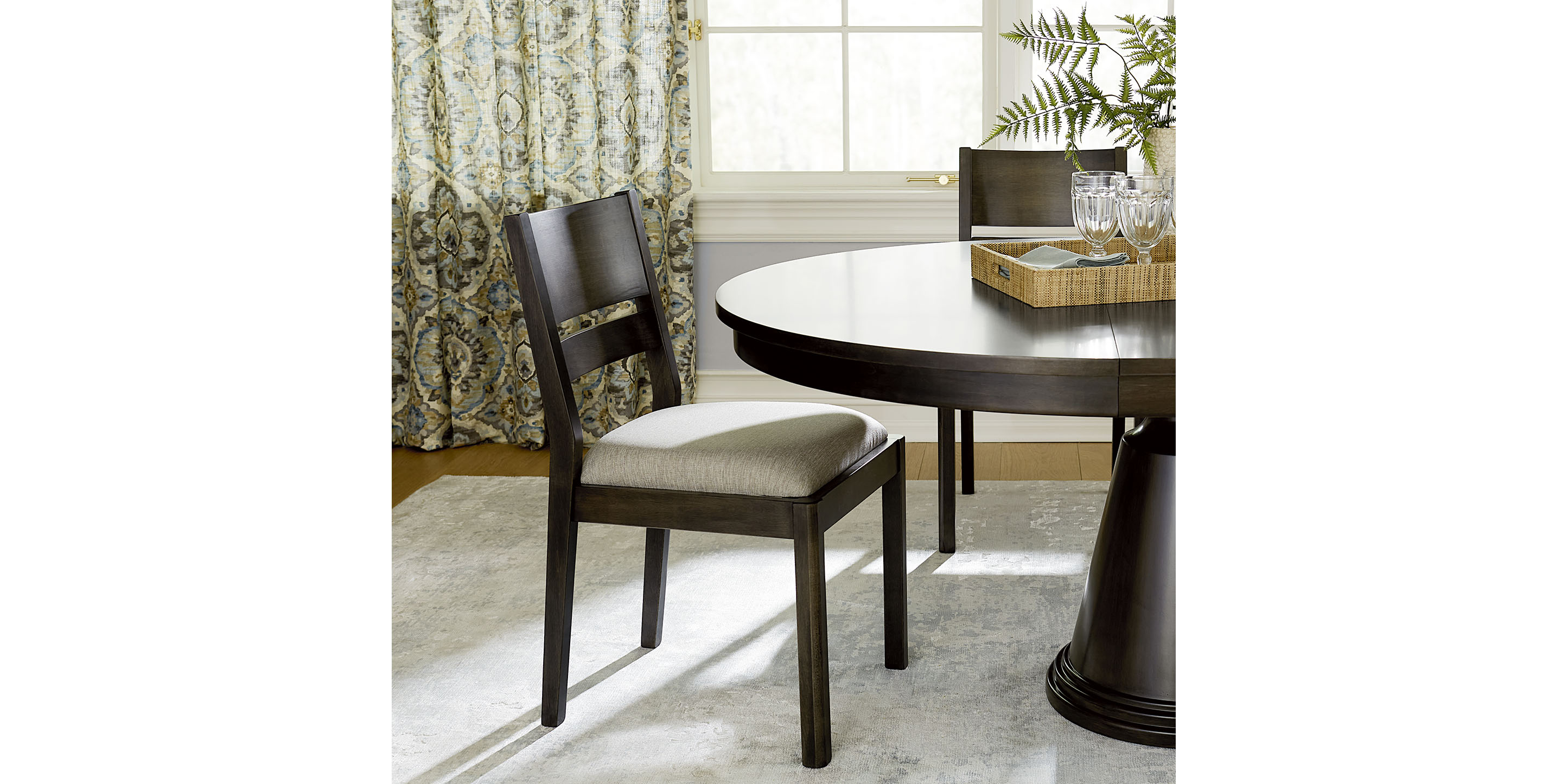 Origins Spence Dining Chair with Upholstered Seat - Thumbnail 4