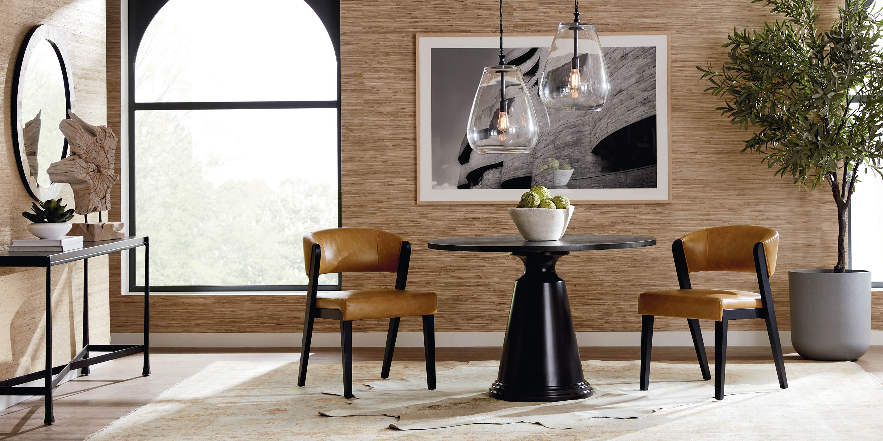 Origins Nichols Round Dining Table - Thumbnail 4