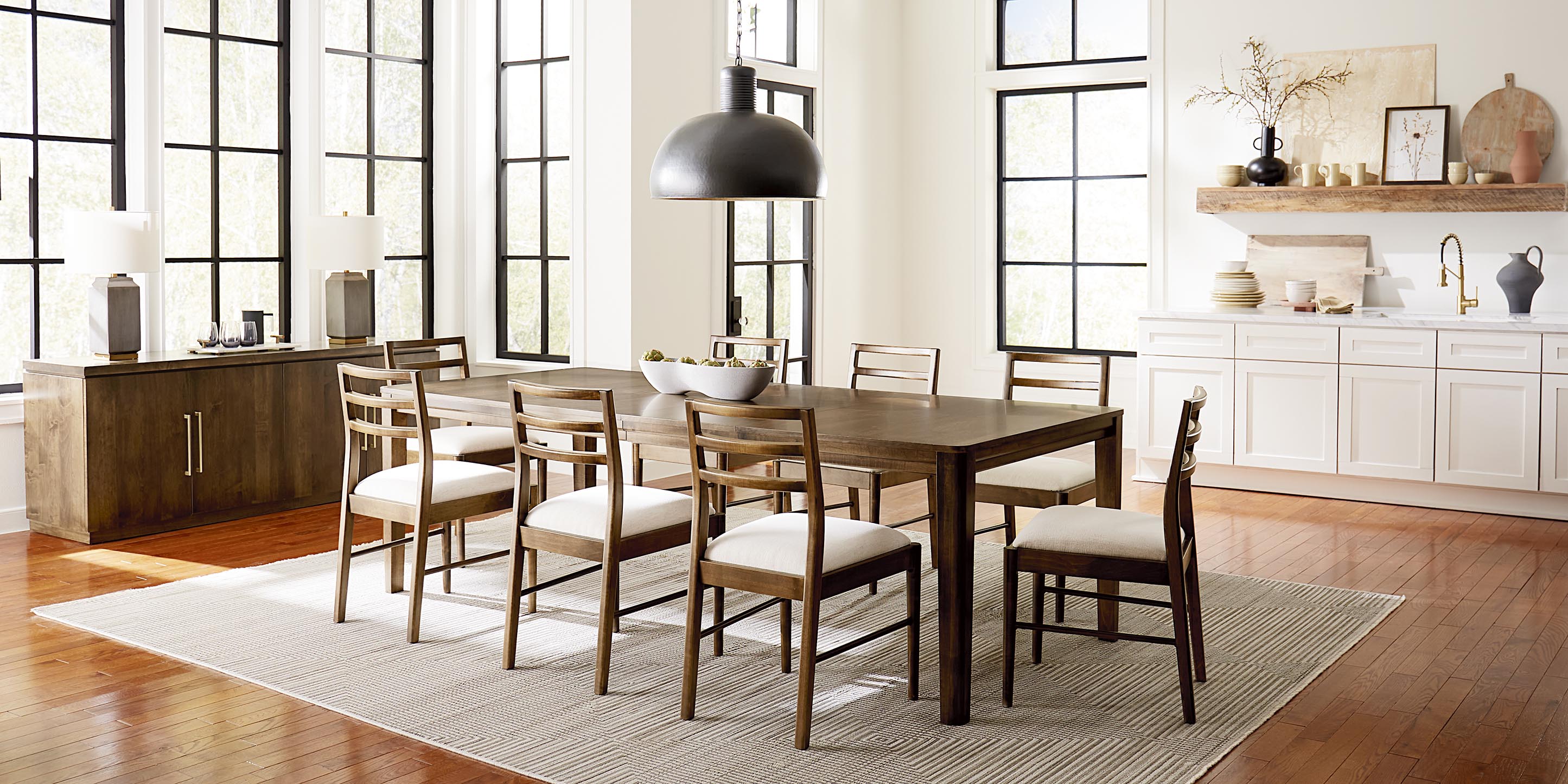 Origins Dandridge Rectangle Dining Table with Leaf - Thumbnail 3