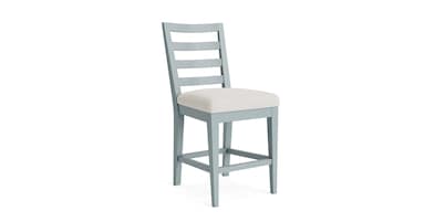 HideAway McKenzie Maple Counter Stool with Upholstered Seat