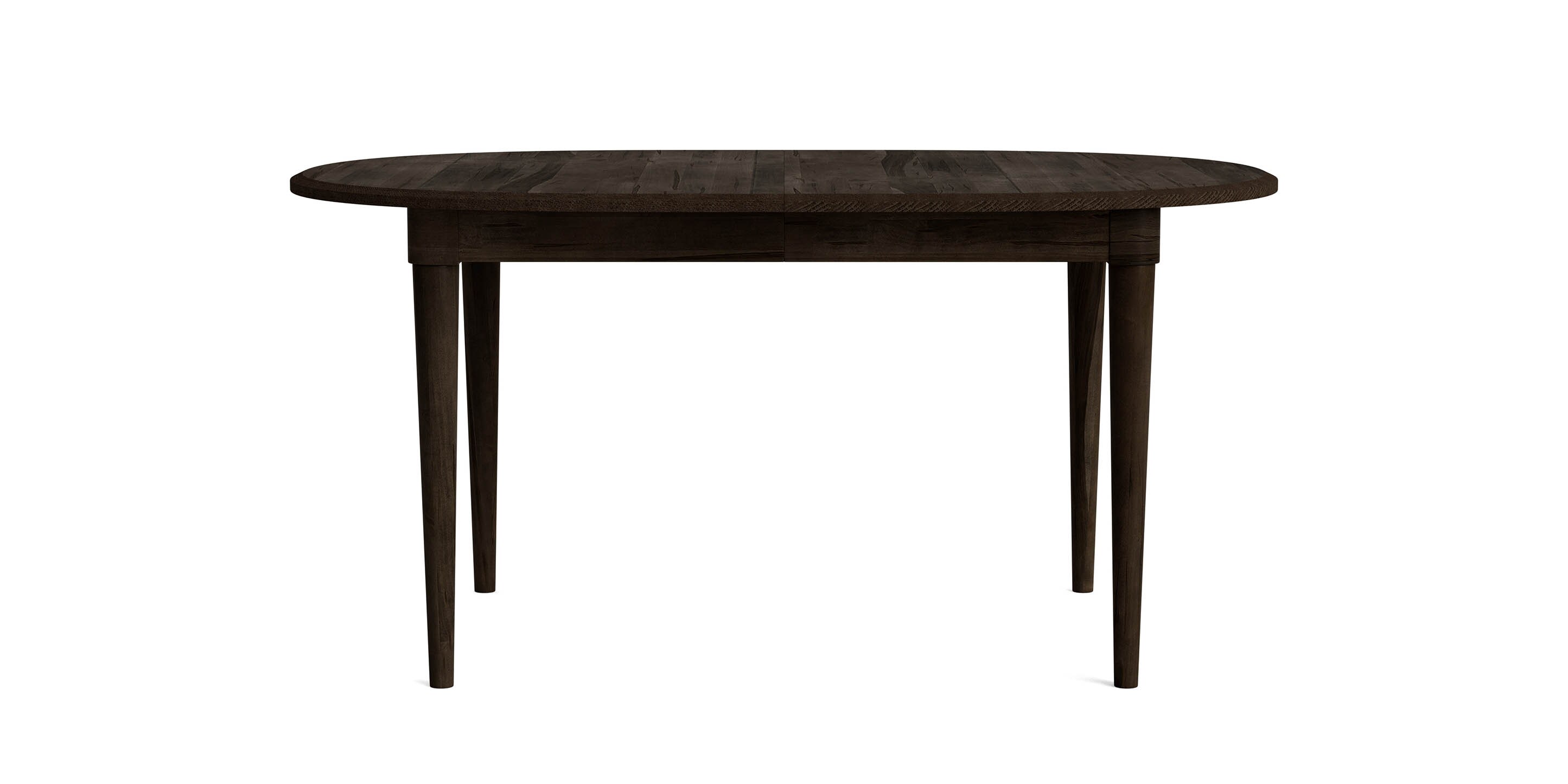 HideAway Solid Maple Oval Dining Table
