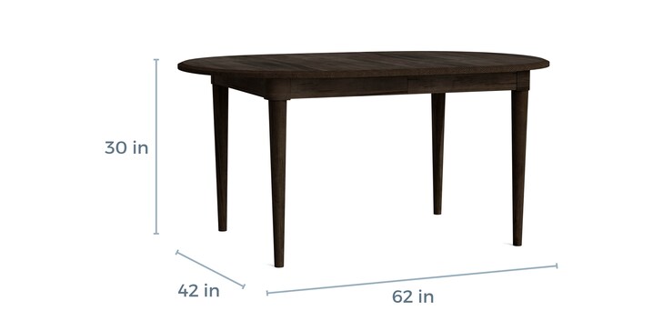 HideAway Maple Oval Dining Table image number 4