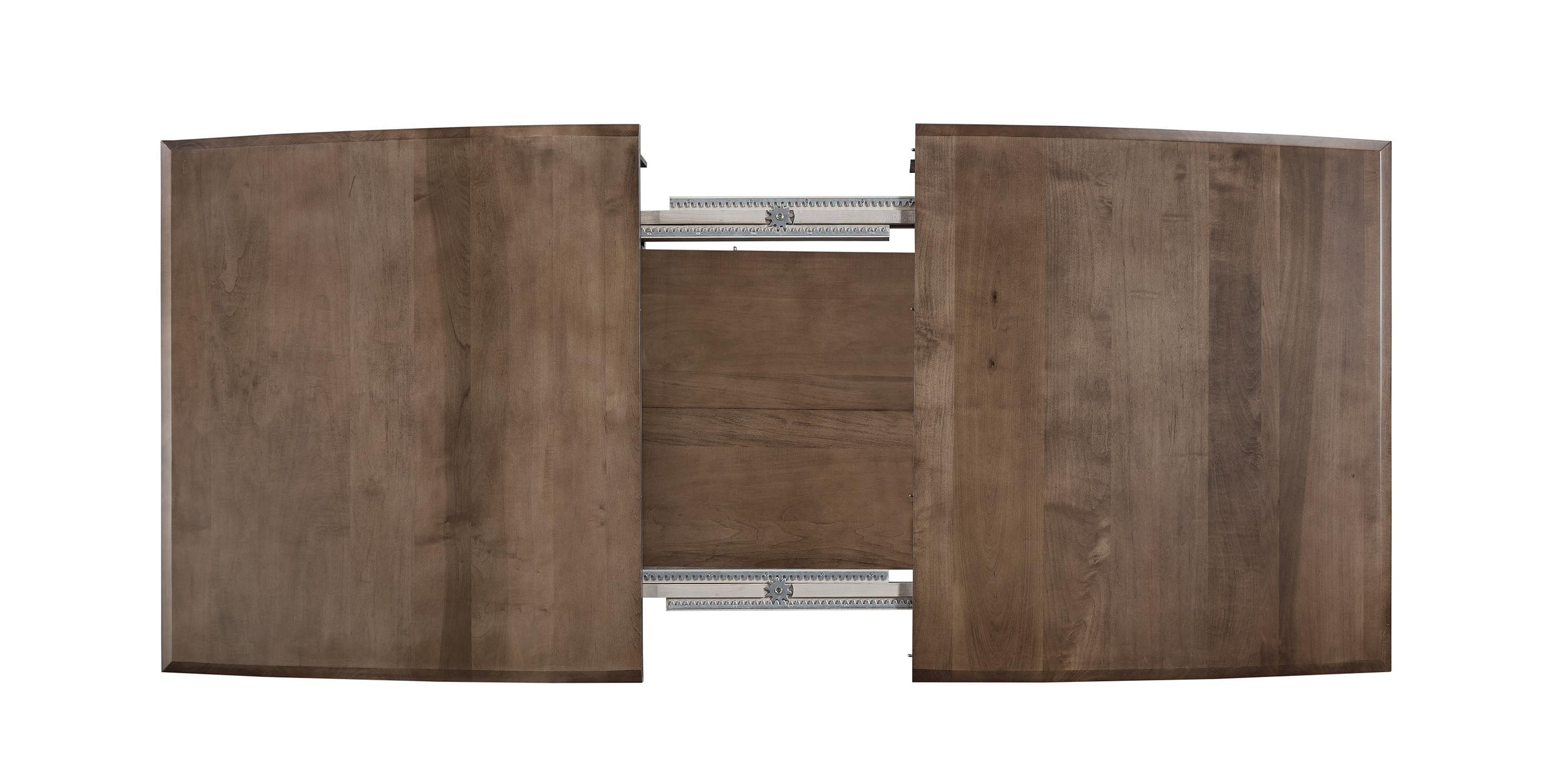 HideAway Solid Maple Boat Shaped Dining Table - Thumbnail 3