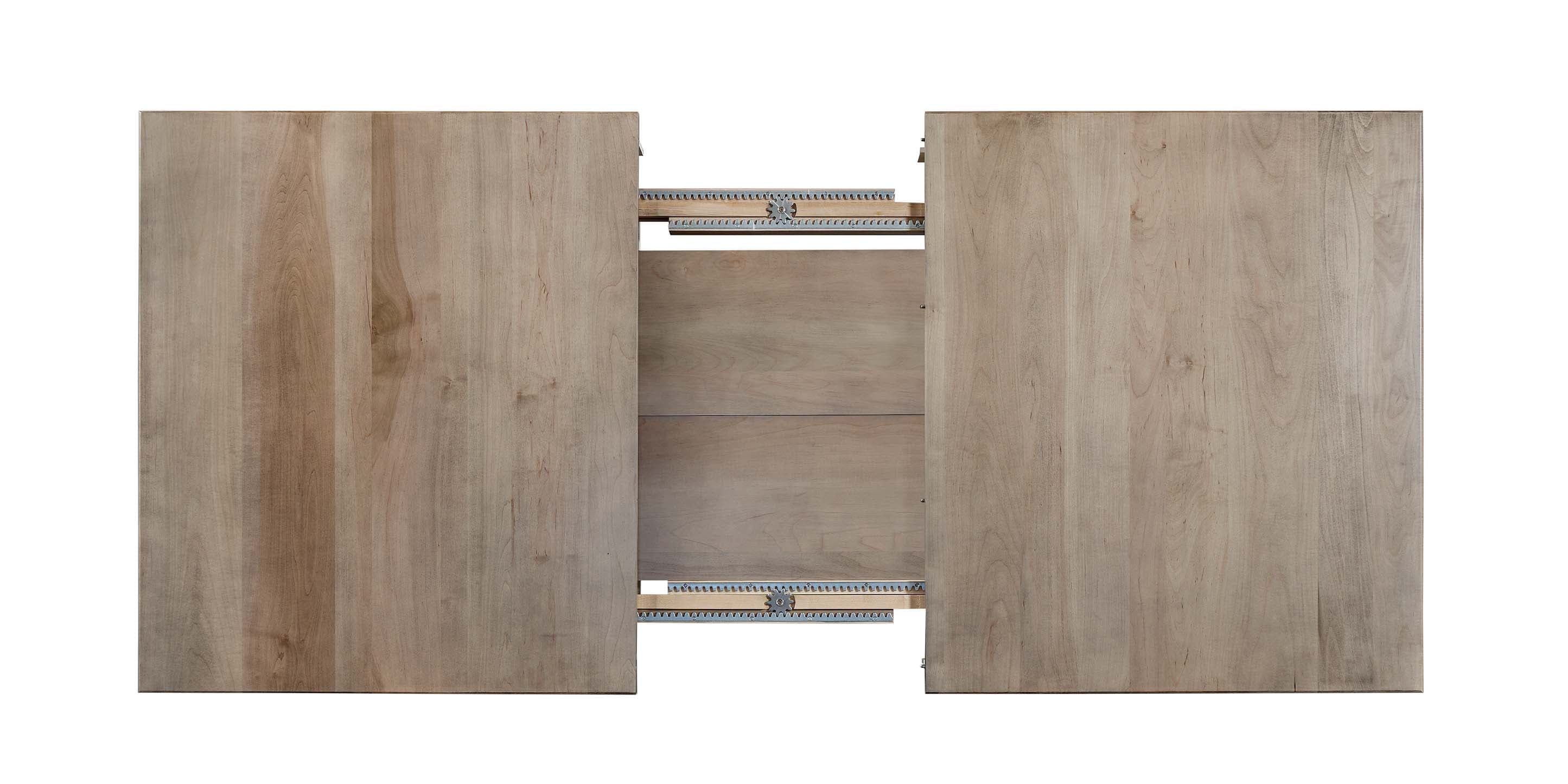 HideAway Solid Maple Rectangle Extendable Dining Table | Bassett