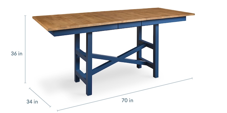 Trestle Table, Counter Height image number 3