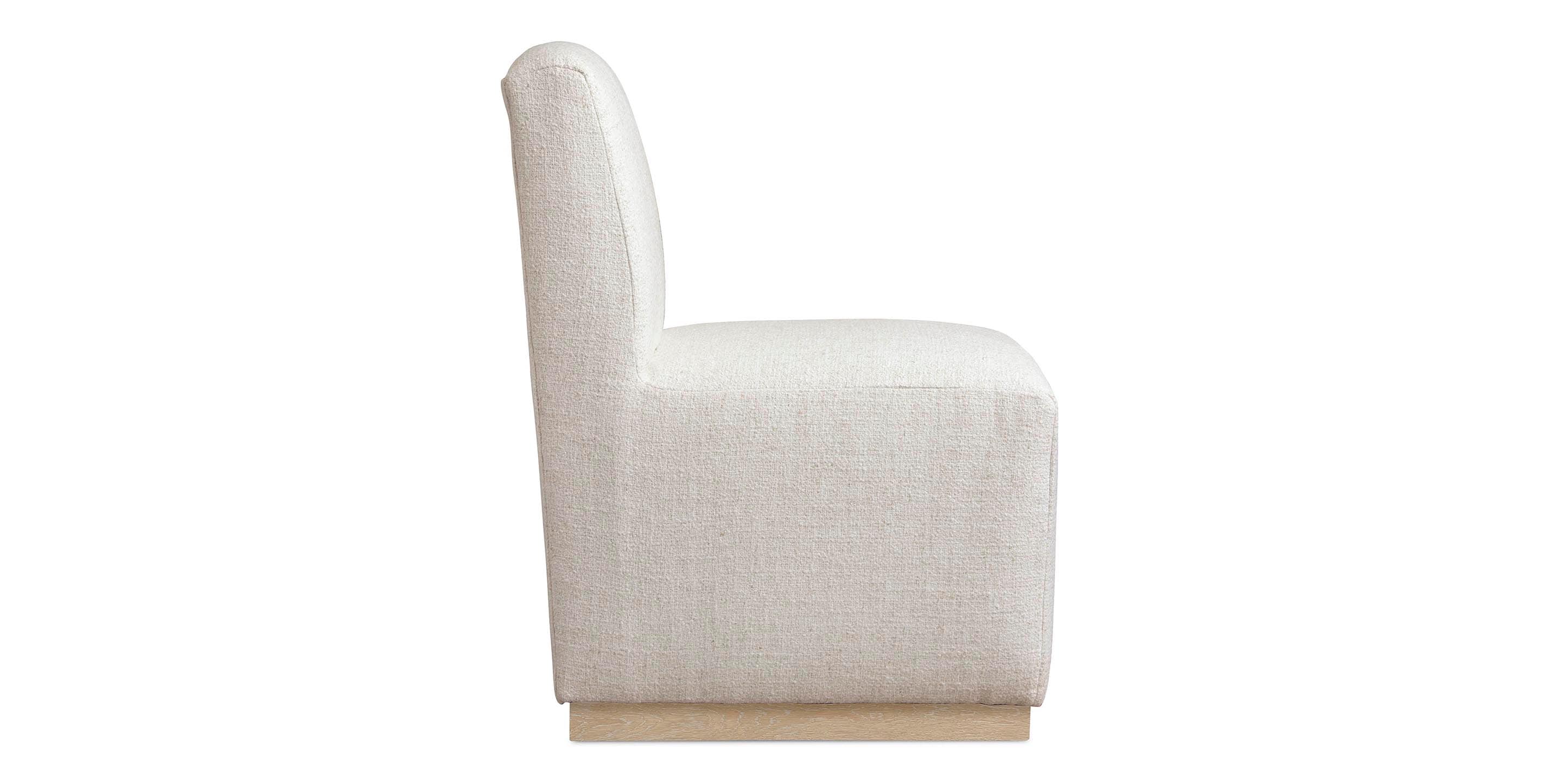 Oak Armless Chair image number 2