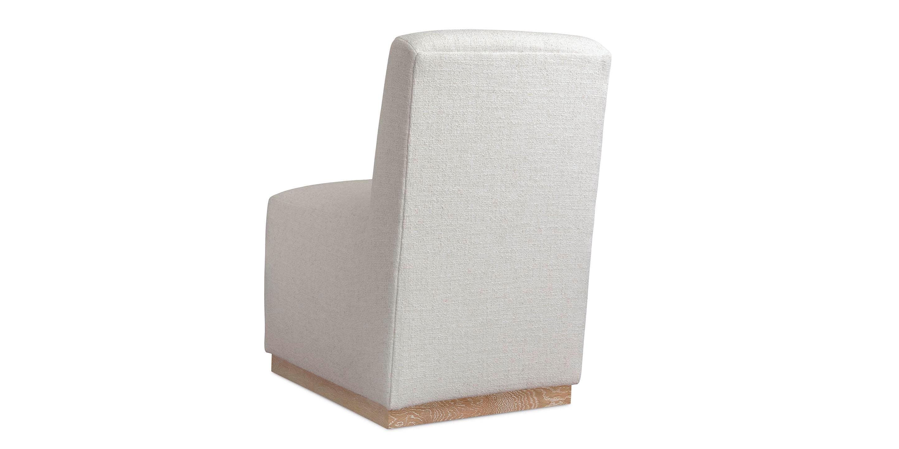 Oak Armless Chair image number 3