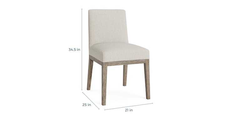 Oak Uph Side Chair image number 3