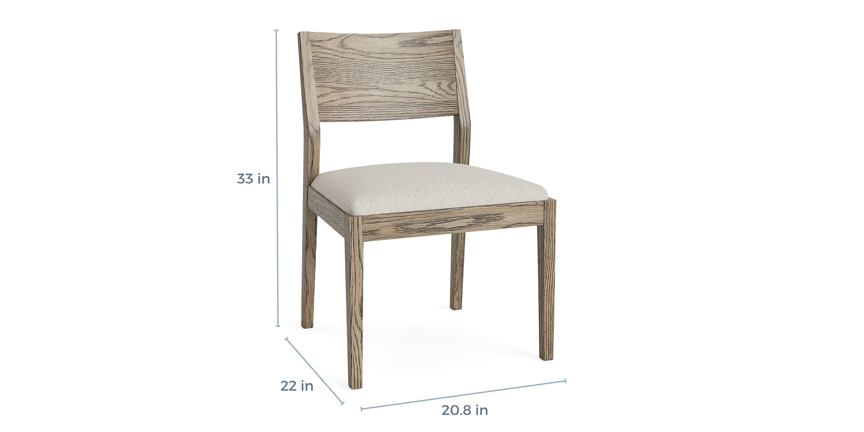 Myers Dining Chair with Upholstered Seat - Thumbnail 5