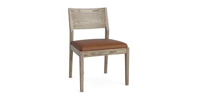 Myers Dining Chair with Leather Upholstered Seat