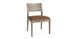 Oak Leather Side Chair