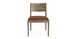 Oak Leather Side Chair