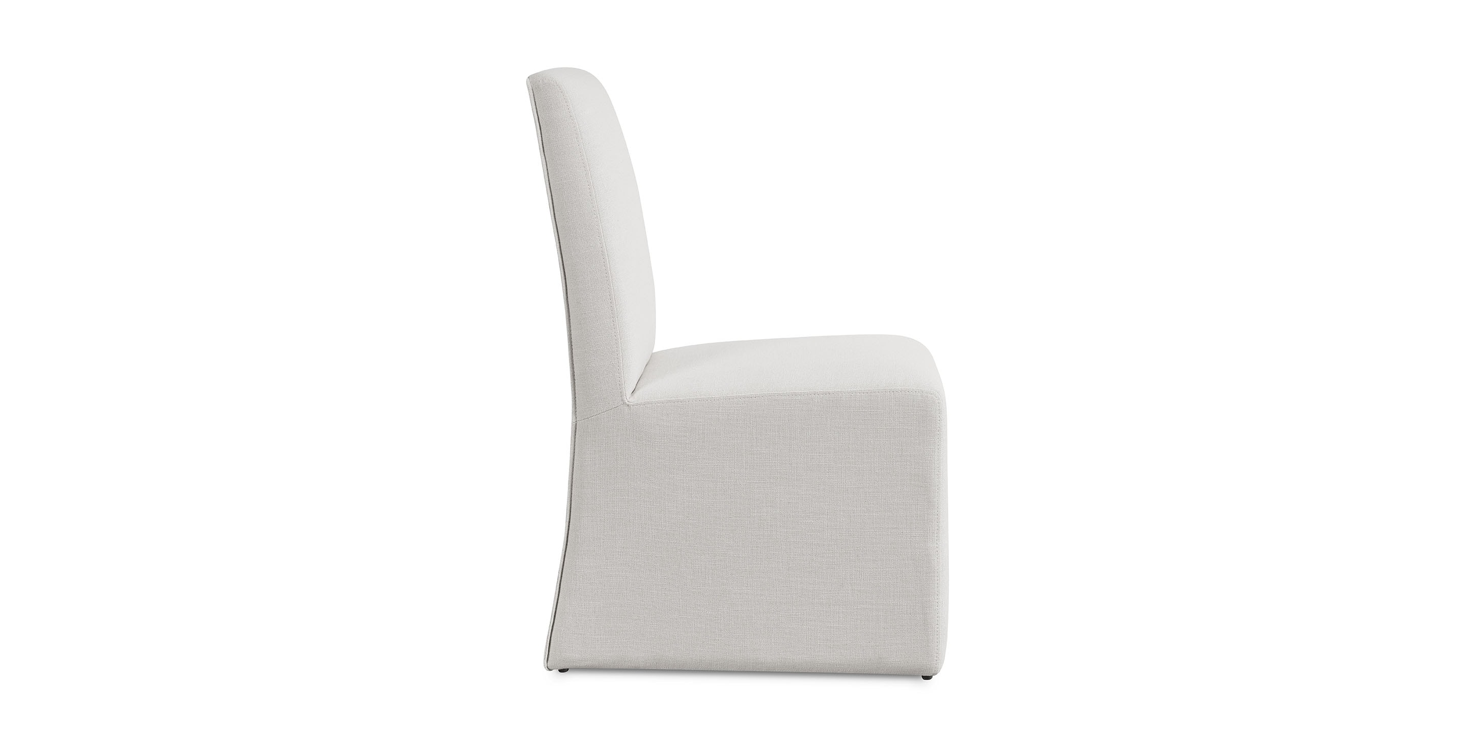 Cameron Upholstered Dining Chair with Casters - Thumbnail 2