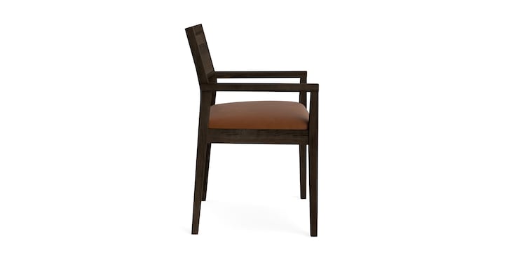 Maple Leather Arm Chair image number 2