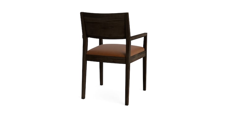 Maple Leather Arm Chair image number 4