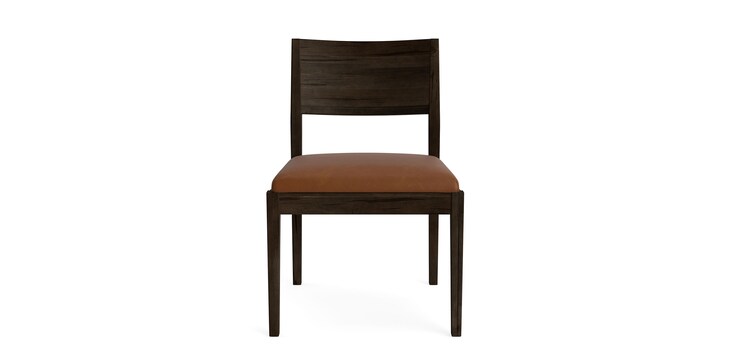 Maple Leather Side Chair image number 1