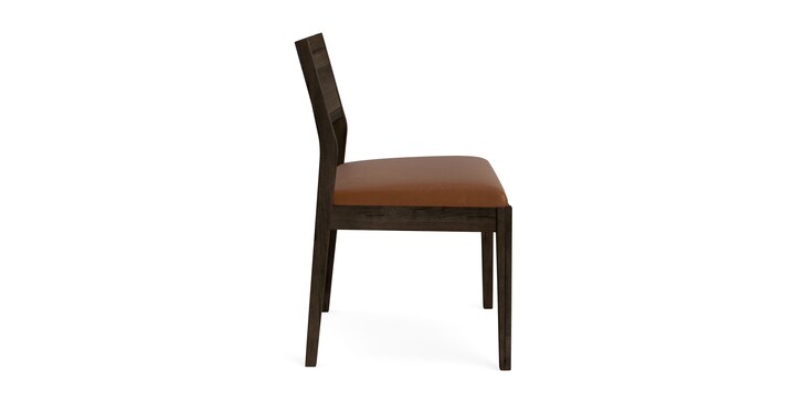 Maple Leather Side Chair image number 2