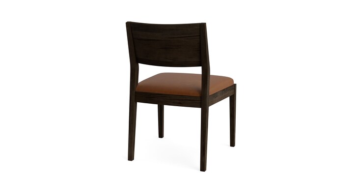 Maple Leather Side Chair image number 4