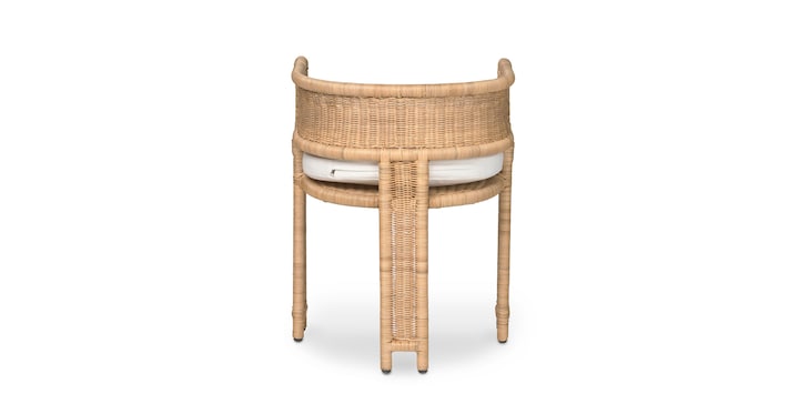 Catalina Woven Barrel Back Accent Chair image number 4