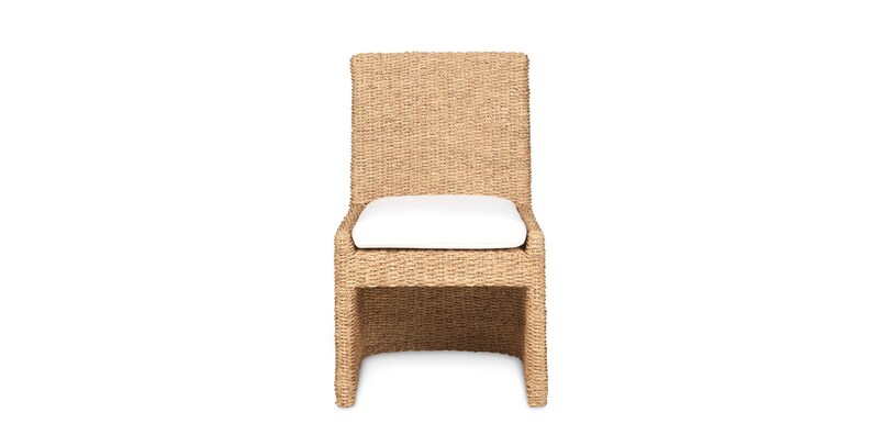 Catalina Woven Square Back Dining Side Chair image number 1