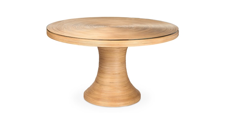 54" Round Dining Table Glass image number 0
