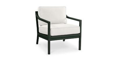 Susanna Outdoor Slope Arm Lounge Chair with Welt