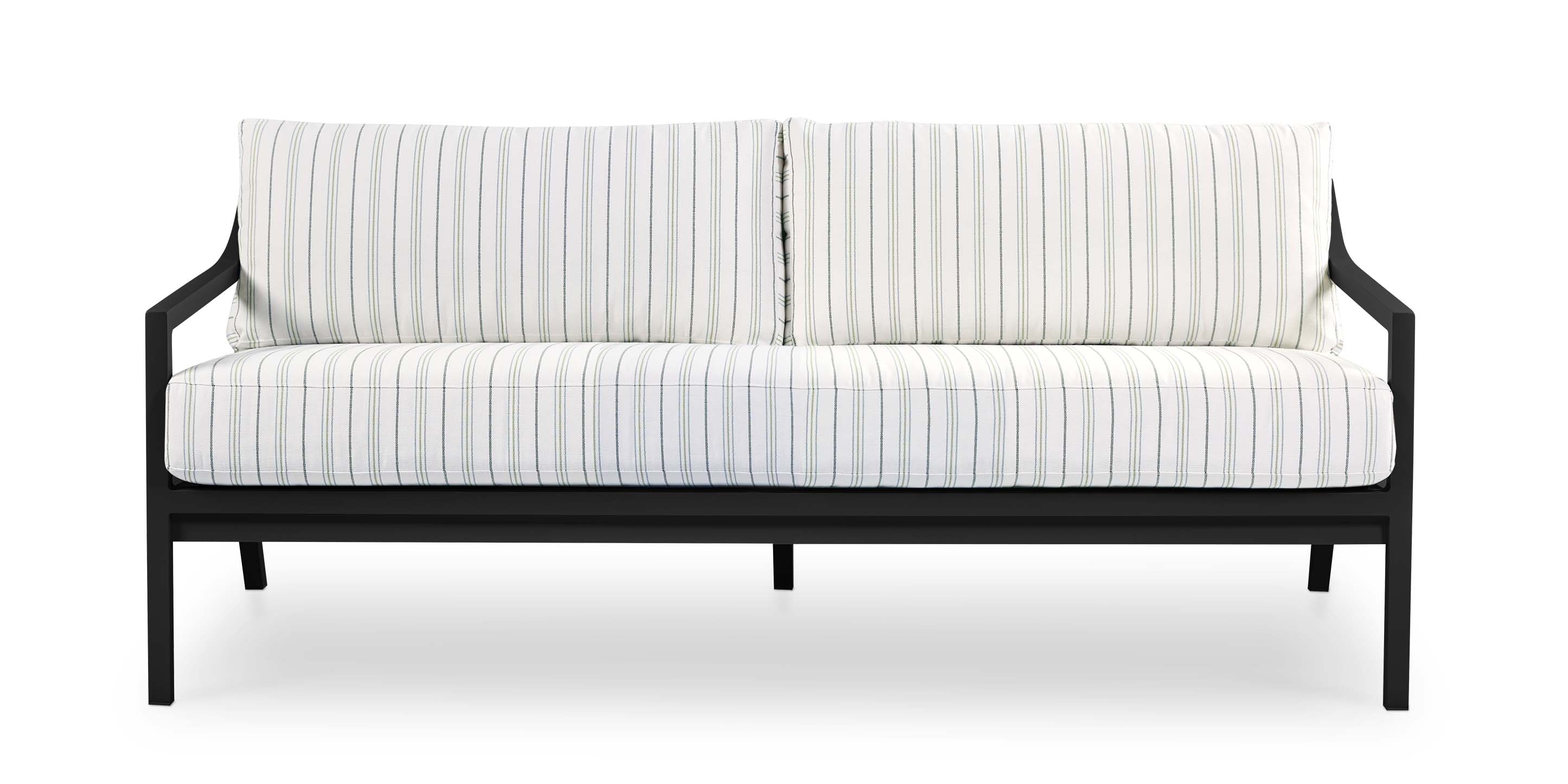 Susanna Outdoor Slope Arm Bench Sofa | Bassett Furniture