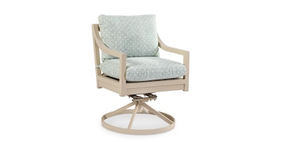 Susanna Outdoor Slope Arm Swivel Dining Chair