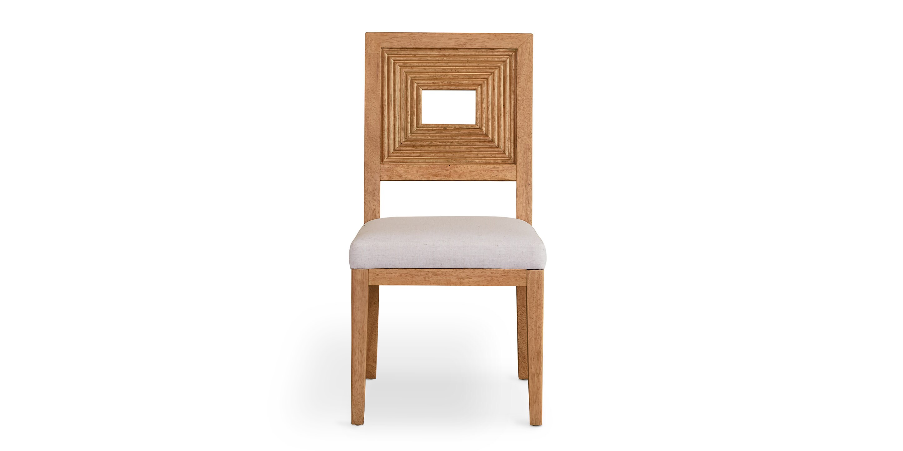 Newbury Open Back Side Chair with Upholstered Seat