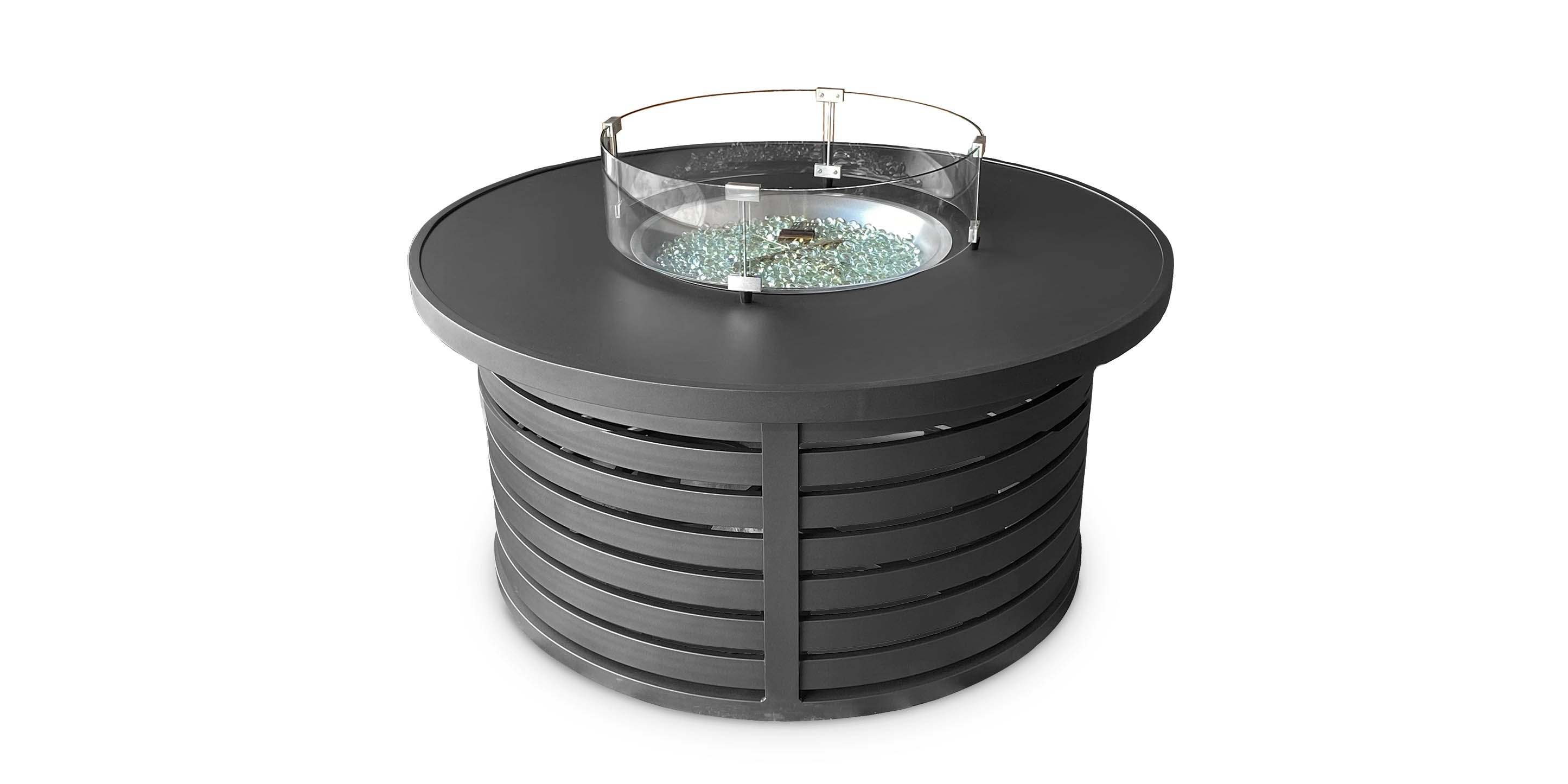 Fire Pit w/ wind screen | Bassett Furniture