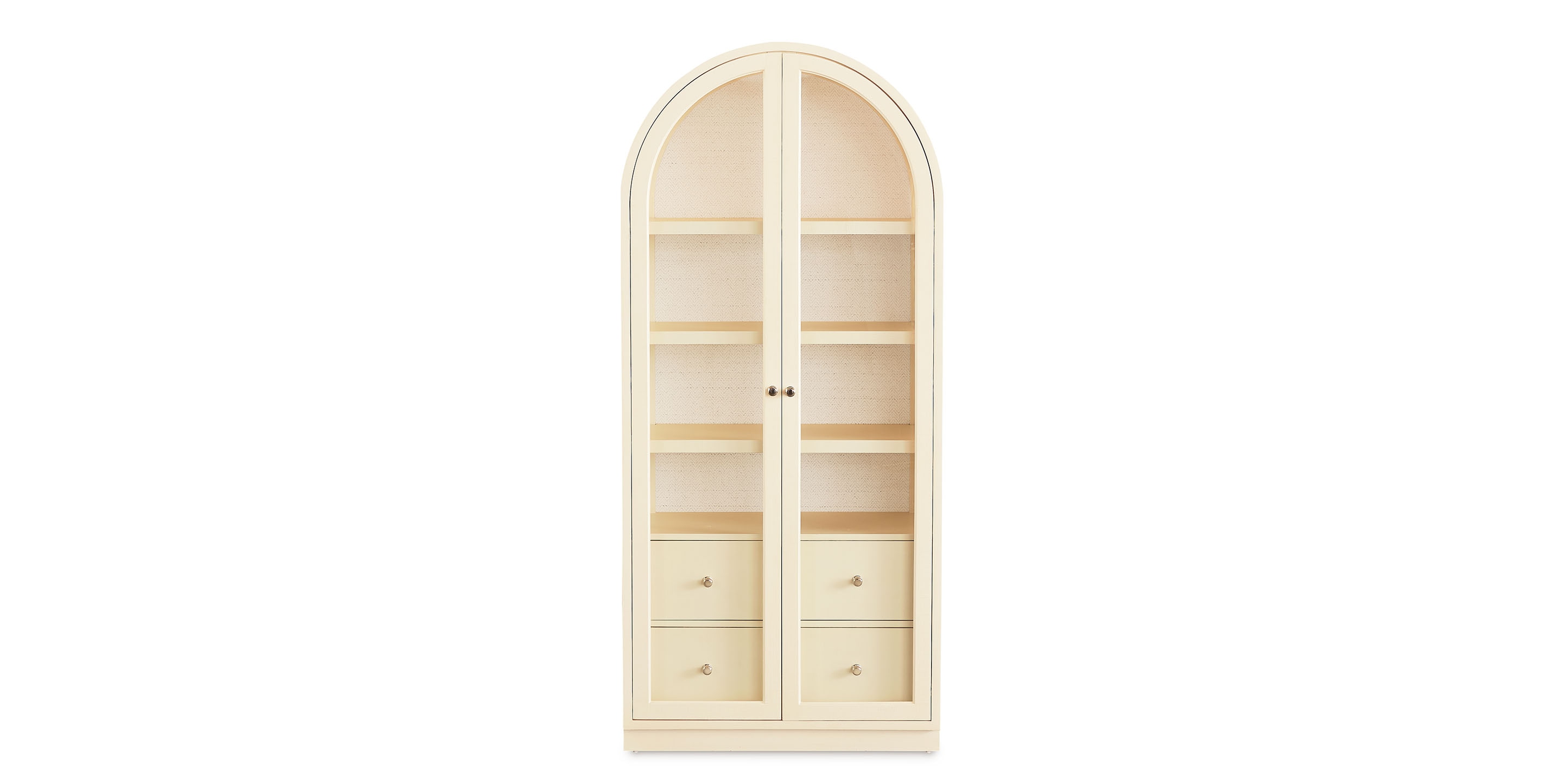 Bassett Furniture Newbury Arched Cabinet - Thumbnail 2