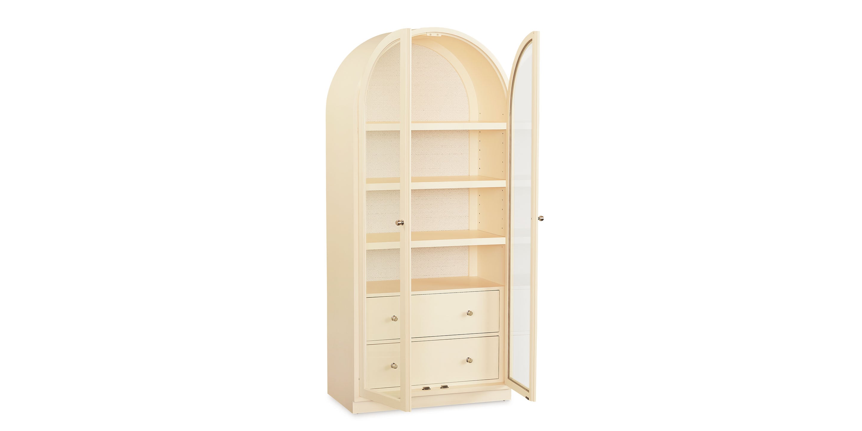 Bassett Furniture Newbury Arched Cabinet