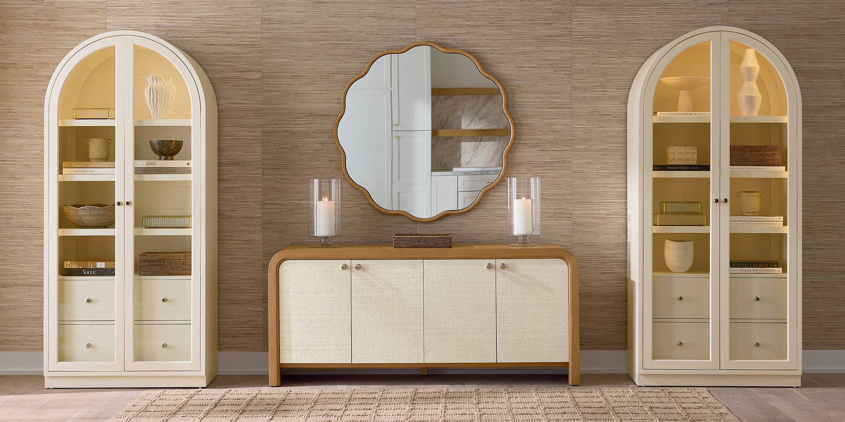 Newbury 4 Door Credenza - Thumbnail 3