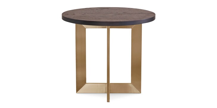 Oak End Table image number 1
