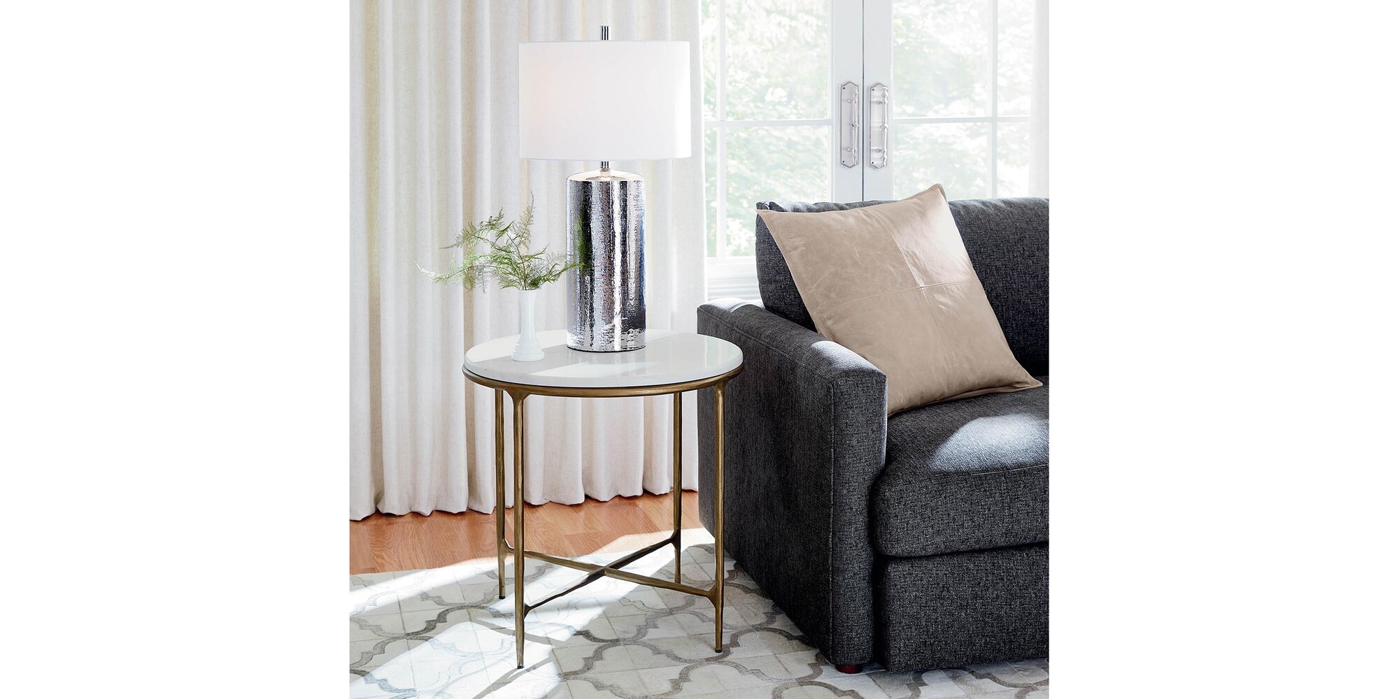 Keswick Round End Table: Stylish & Functional Addition to Your Living Room