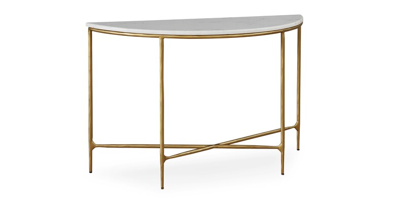Keswick Demilune Console Table Bassett Furniture