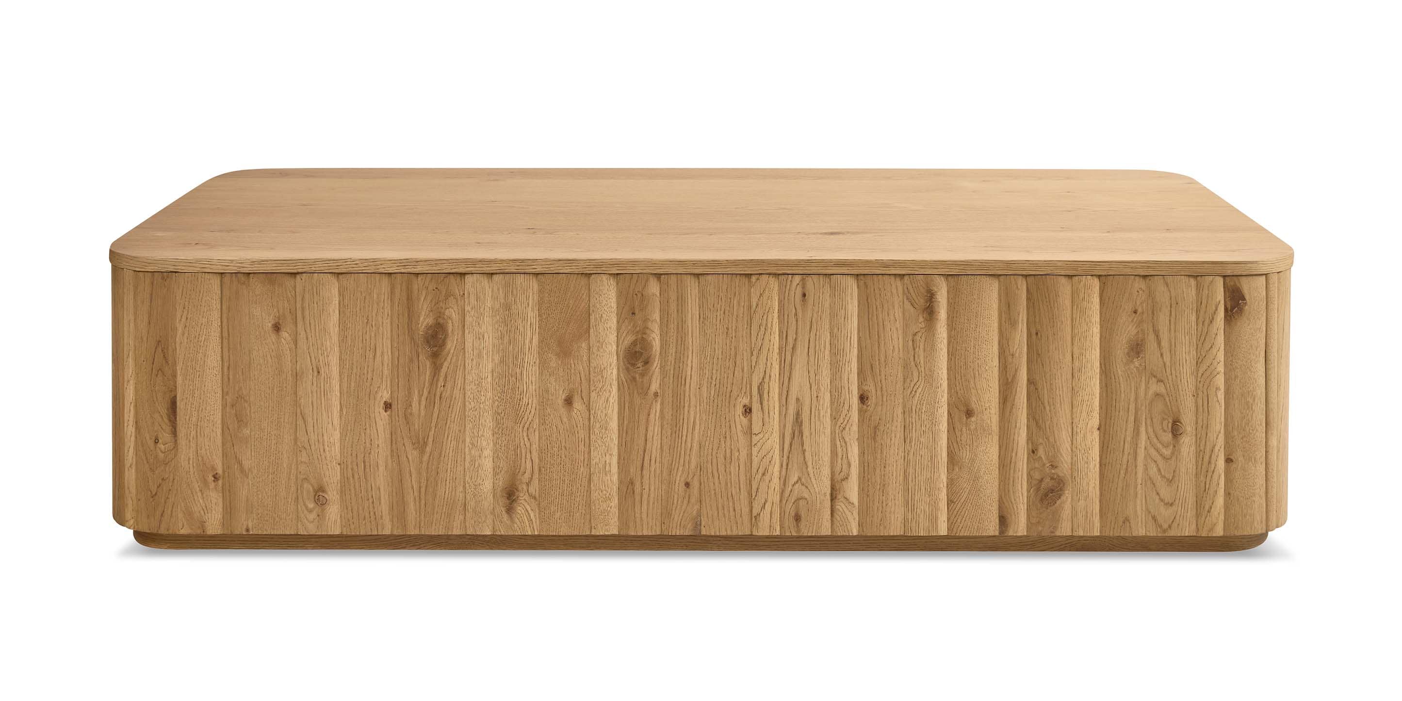 Andora Rectangular Plinth Cocktail Table - Thumbnail 4