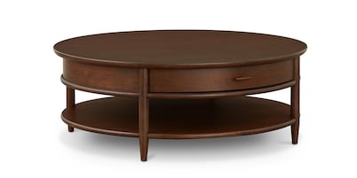 Copenhagen Round Cocktail Table with Drawer