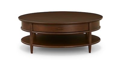Copenhagen Round Cocktail Table with Drawer