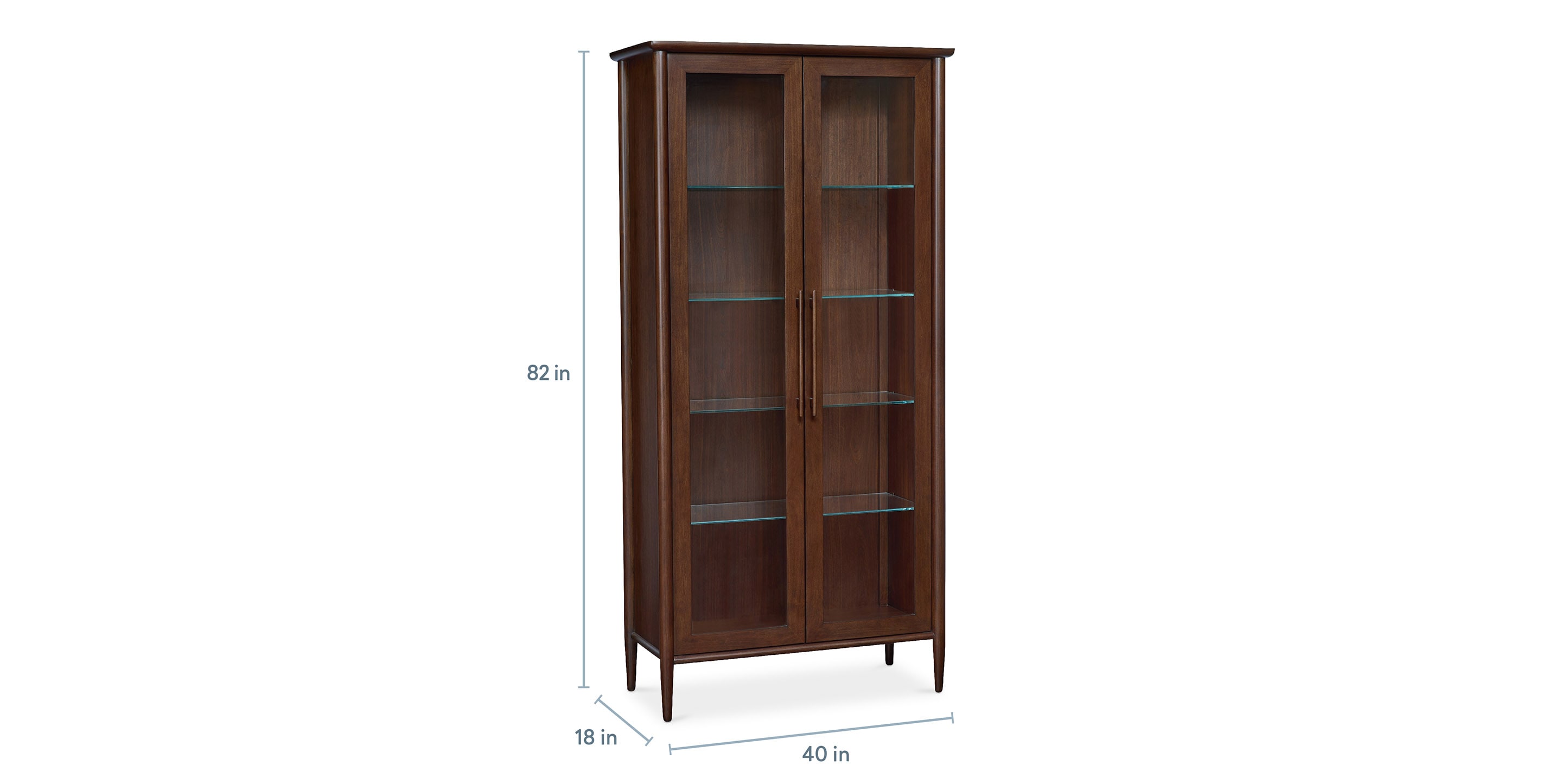 Copenhagen Glass Cabinet | Bassett Furniture