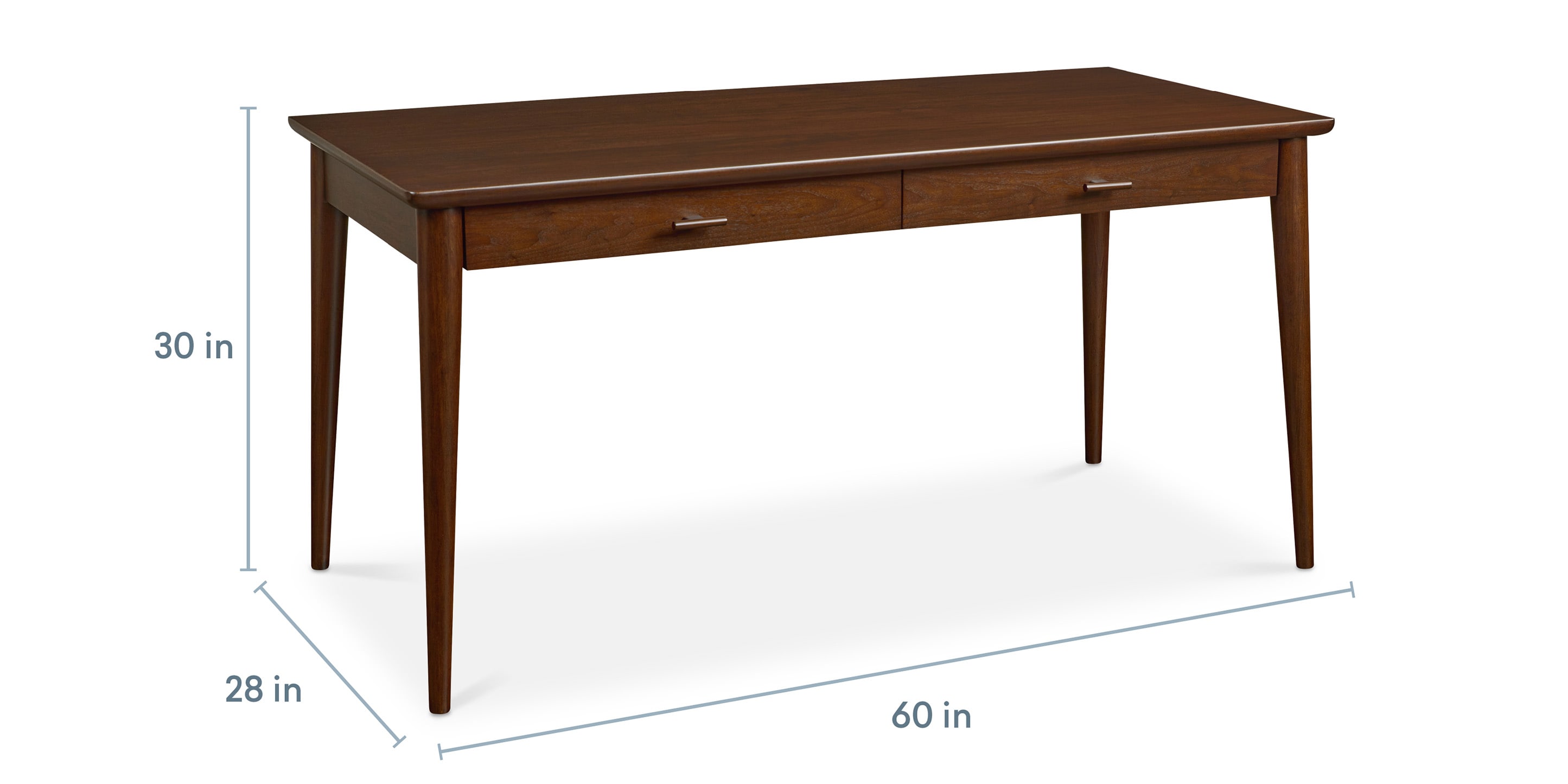 Copenhagen Writing Desk - Thumbnail 4