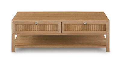 Newbury Ribbed Drawer Cocktail Table
