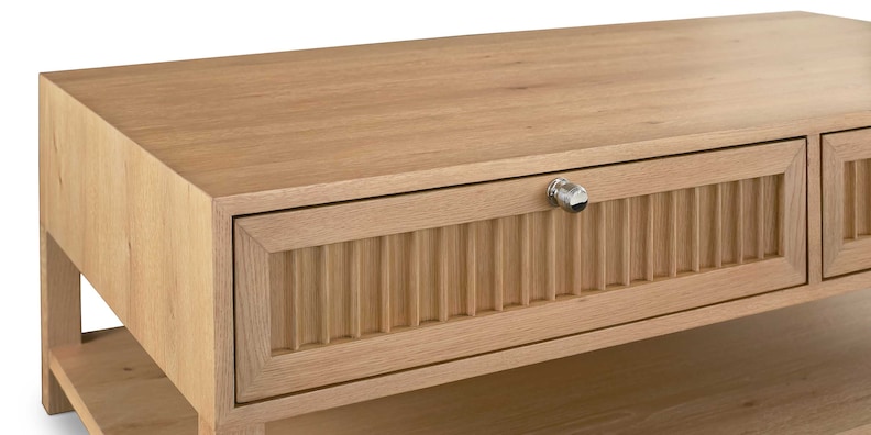 Ribbed Drawer 50" Cocktail image number 2