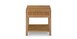 Ribbed Drawer End Table