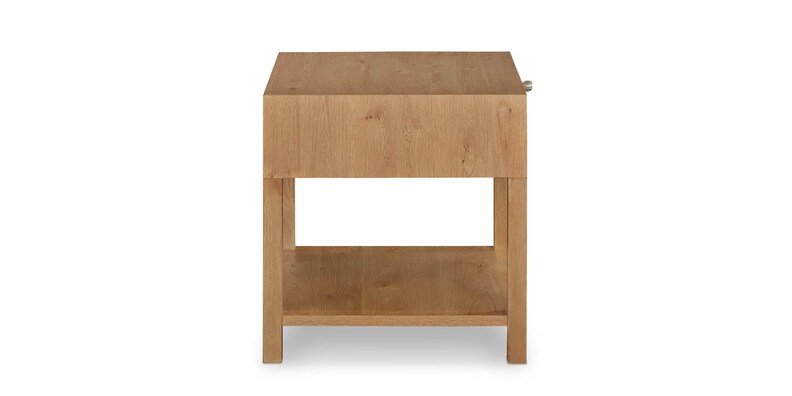 Ribbed Drawer End Table image number 2