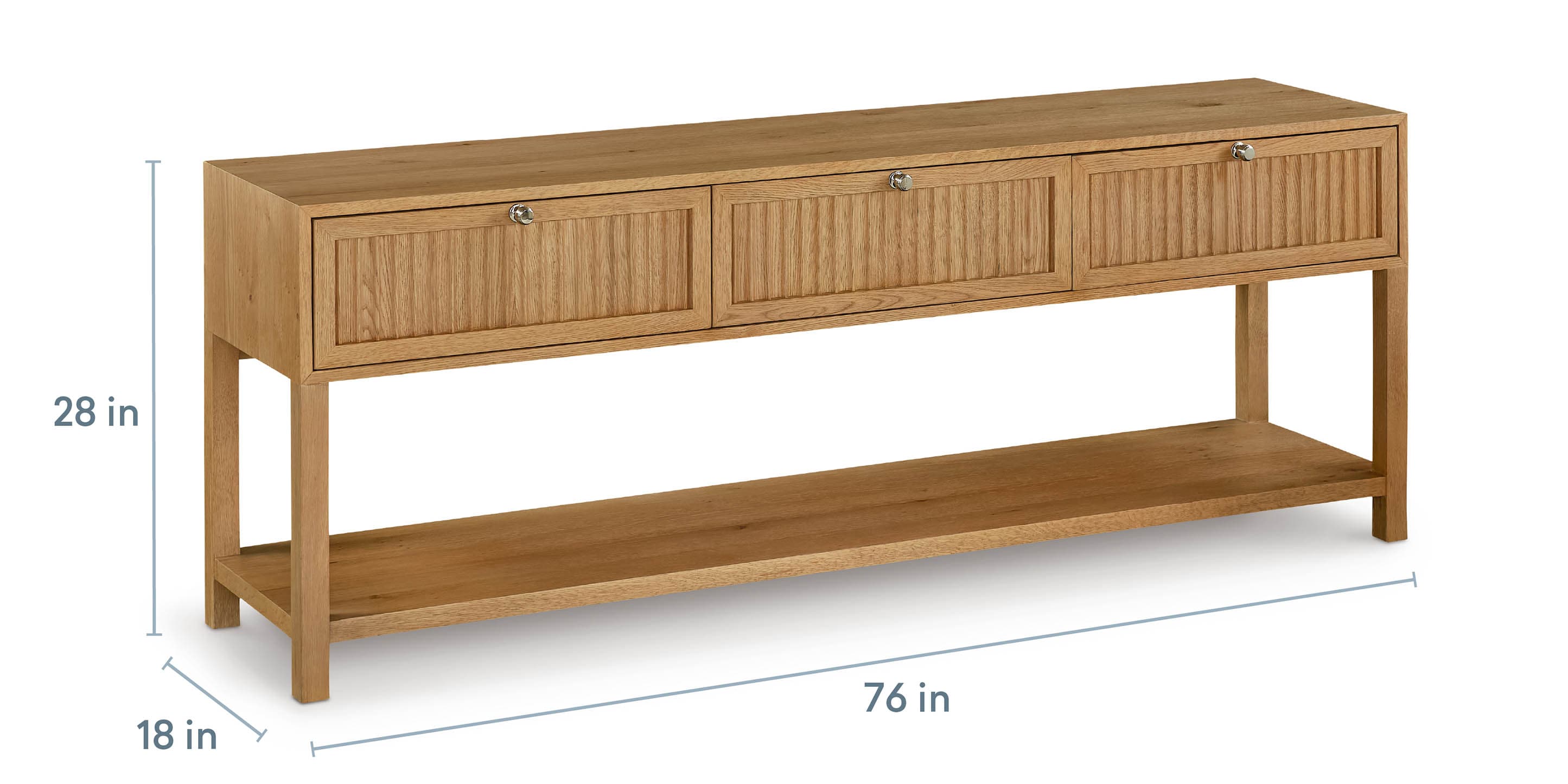 Bassett Furniture Newbury Console Table - Thumbnail 4