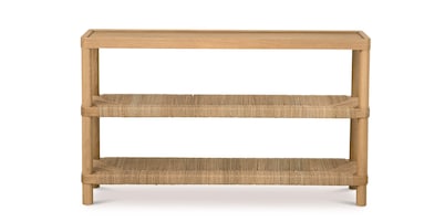 Montauk Woven Console Table