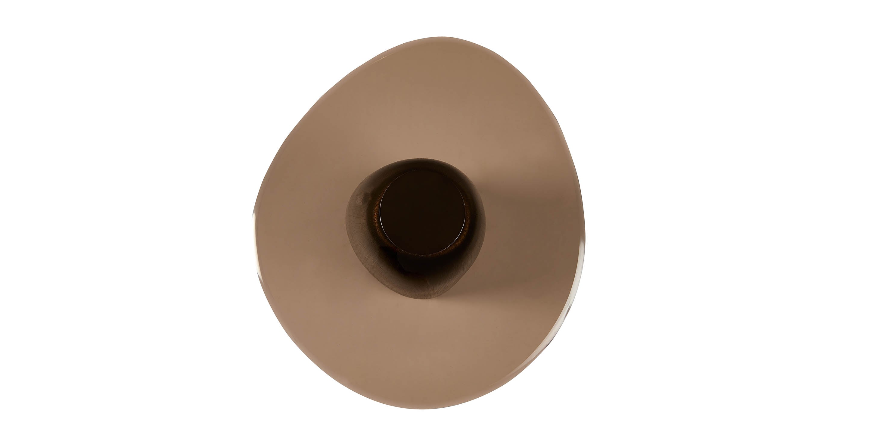 Pantheon Small Glass Top Coffee Table - Thumbnail 4