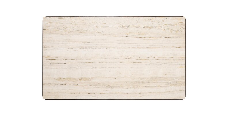 Arlen Rectangular Stone + Iron Cocktail Table image number 2